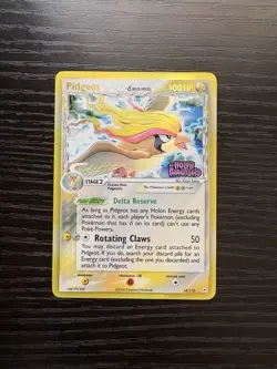 Pokemon TCG 2006 Pidgeot EX Holon Phantoms Reverse Holo STAMPED 14/110 NM - Image 1
