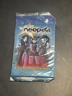 Neopets Trading Card Game Base Sealed 8-Card Booster Pack 2003 Vintage - 1474 - Image 1