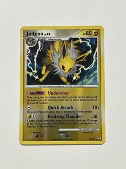 2009 Pokemon Rising Rivals Jolteon 26/111 Reverse Holo Card (NM) - Image 1