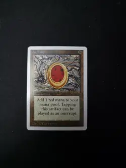 **P R 0 X Y** mtg Magic The Gathering Mox Ruby White Border Card *P R 0 X Y* - Image 1
