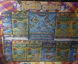 Digimon Trading Card SEALED VINTAGE Booster Packs x 11 Bandai STARTER SET - Image 2