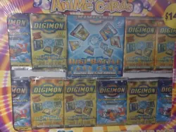 Digimon Trading Card SEALED VINTAGE Booster Packs x 11 Bandai STARTER SET - Image 5