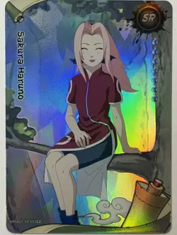 Sakura Haruno NRSA01-SR-013L2 Official Naruto Kayou Trading Card (ENGLISH) NM - Image 1