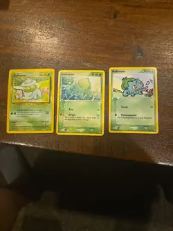 LOT Pokemon TCG Bulbasaur Card LOT (44/102) (55/112) (45/100) ALL MINT - Image 1