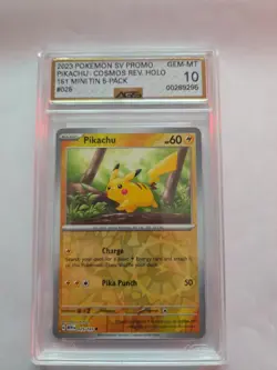 Pikachu - (Reverse Cosmos Holo) 025/165 Miscellaneous Cards & Products Holo - Image 1