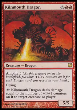 MTG Magic the Gathering Kilnmouth Dragon (59/82) DD Knights vs. Dragons LP - Image 1