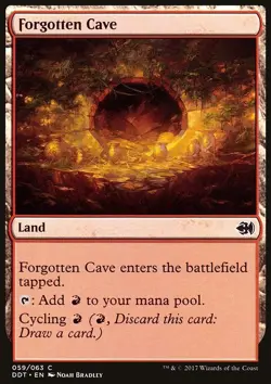 MTG Magic the Gathering Forgotten Cave (59/66) DD Merfolk vs. Goblins NM - Image 1