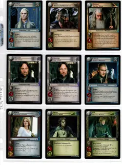 Lord of the Rings TCG lot of 14 Starter Deck Promo Cards - Image 1