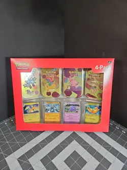 Pokemon Scarlet & Violet - 151 (4-Pack) Mini Tins w/ 4 Promo cards Sam's Sealed - Image 2