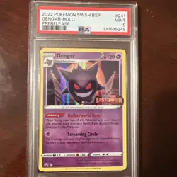 Gengar - (Prerelease) SWSH241 SWSH: Sword & Shield Promo Cards Holo PSA 9 Mint - Image 1
