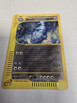 Steelix H23/H32 Holo-Pokemon TCG: E-series Aquapolis Holo Card With SWIRL-MP - Image 2