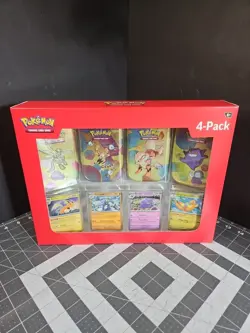 Pokemon Scarlet & Violet - 151 4-Pack Mini Tins w/ 4 Promo cards Sam's Gengar - Image 1