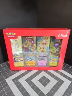 Pokemon Scarlet & Violet - 151 4-Pack Mini Tins w/ 4 Promo cards Sam's Gengar - Image 2