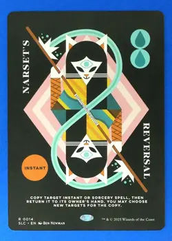 MTG Narset's Reversal |NM| Encyclopedia Secret Lair Magic 0014 RARE - Image 1