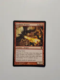 MtG Predator Dragon LP x1 - Shards of Alara - Image 1