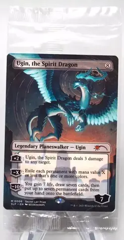 MTG Ugin, the Spirit Dragon Secret Lair RCQ Promo Sealed New Magic Pro Tour - Image 1