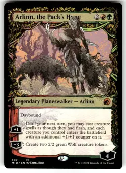 MTG Arlinn, the Pack's Hope NM Innistrad: Midnight Hunt [105] - Image 1