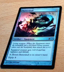 Mtg Magic: FOIL Schmetterschadel / Batterskull, English, Nearmint FOIL - Image 1