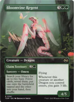 Bloomvine Regent (Borderless) R Tarkir: Dragonstorm 381 LP-NM MTG - Image 1