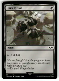 MTG Dark Ritual - NM-Mint, English Universes Beyond: Warhammer 40K - Image 1