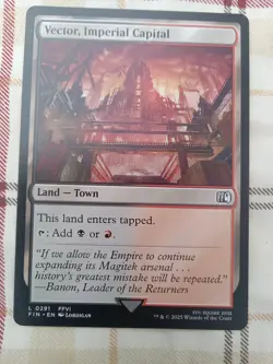 MTG - Vector, Imperial Capital - Final Fantasy Mint Condition - Image 1