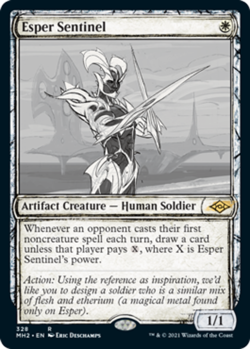 MTG Esper Sentinel - Showcase, NM-Mint, English Modern Horizons 2 - Image 1