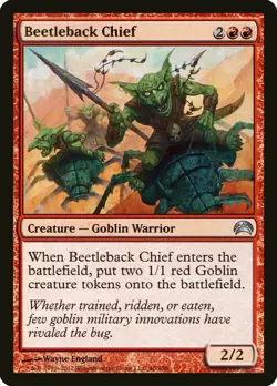 MTG Beetleback Chief - Planechase 2012 #40 - Image 1