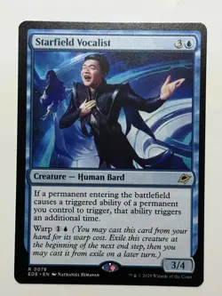 Starfield Vocalist Edge of Eternities Regular NM Magic MTG - Image 1