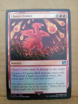 Choco-Comet Final Fantasy Foil MINT PACK FRESH!! - Image 1