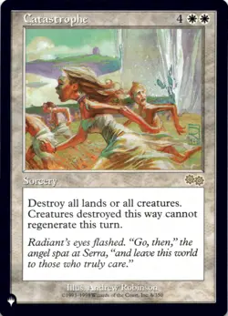 MTG Catastrophe Normal NM The List Reprints Magic 6/350 - Image 1