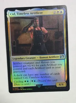 Cid, Timeless Artificer (0416) (Foil) Final Fantasy MTG - Image 1