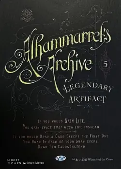 1X NM Alhammarret's Archive Foil Secret Lair: An Encyclopedia of Magic - Image 1