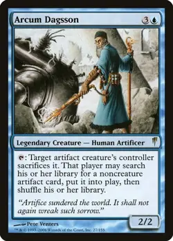 1x Arcum Dagsson - Coldsnap - NM - Italian - OOP MTG - Image 3
