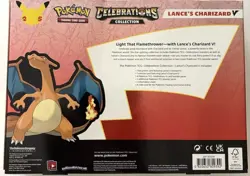 POKEMON CELEBRATIONS 25TH LANCE'S CHARIZARD V COLLECTION BOX SEALED FRESH - Image 2