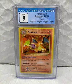 Charizard - 2016 Pokemon XY Evolutions - CGC 9 Mint Holo Rare 11/108 - Image 1