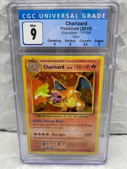 Charizard - 2016 Pokemon XY Evolutions - CGC 9 Mint Holo Rare 11/108 - Image 3
