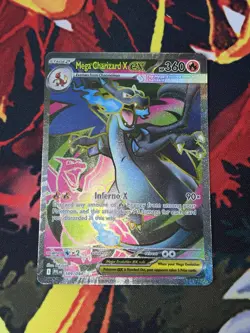 ?? Pokemon TCG Mega Charizard X ex 109/094 Full Art Ultra Rare Phantasmal Flames - Image 2