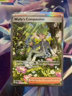 Pokemon - Wally's Compassion 186/132 Me01: Mega Evolution Holo - Image 1