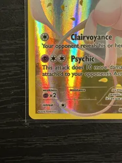 Mew XY110 Holo Black Star Promo Card 2016 Lp Pokemon TCG - Image 3