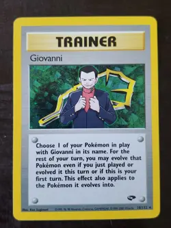Pokemon Giovanni Gym Challenge Unlimited 18/132 Holo Rare - Image 1