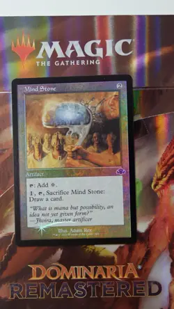 MTG DMR: Mind Stone (Artifact) Dominaria Remastered Retro Foil 385 - Image 1
