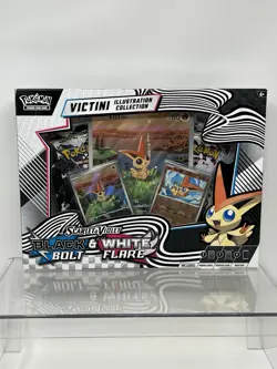 Pokemon Unova Victini Illustration Collection SV Black Bolt & White Flare Box - Image 1