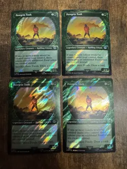 4x Peregrin Took Surge FOIL Showcase Lord of the Rings MTG Pack Fresh - Image 1