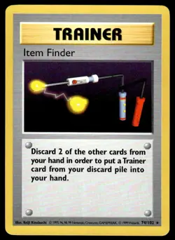 Pokemon TCG Base Set (Shadowless) #074/102 Item Finder NM - Image 1