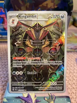 KINGAMBIT 220/198 SCARLET AND VIOLET Pokemon TCG - FULL ART - SECRET RARE-NM - Image 1