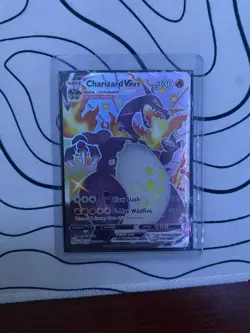 Pokemon TCG Charizard VMAX Shining Fates SV107/SV122 !CREASE! - Image 1