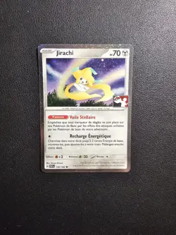 Carte Pokemon Stamp League Jirachi 126/182 Holo PAR Faille Paradoxe FR NEUF - Image 1