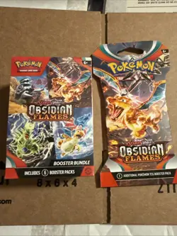 Pokemon Obsidian Flames Booster Bundle Sealed, Plus Booster Pack (7 Packs Total) - Image 1