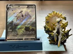 Pokemon TCG Arceus v SWSH204 Promo Near Mint Mint Pack Fresh W Action Figure - Image 1