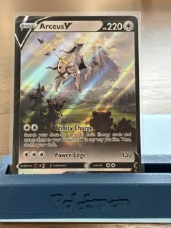 Pokemon TCG Arceus v SWSH204 Promo Near Mint Mint Pack Fresh W Action Figure - Image 2